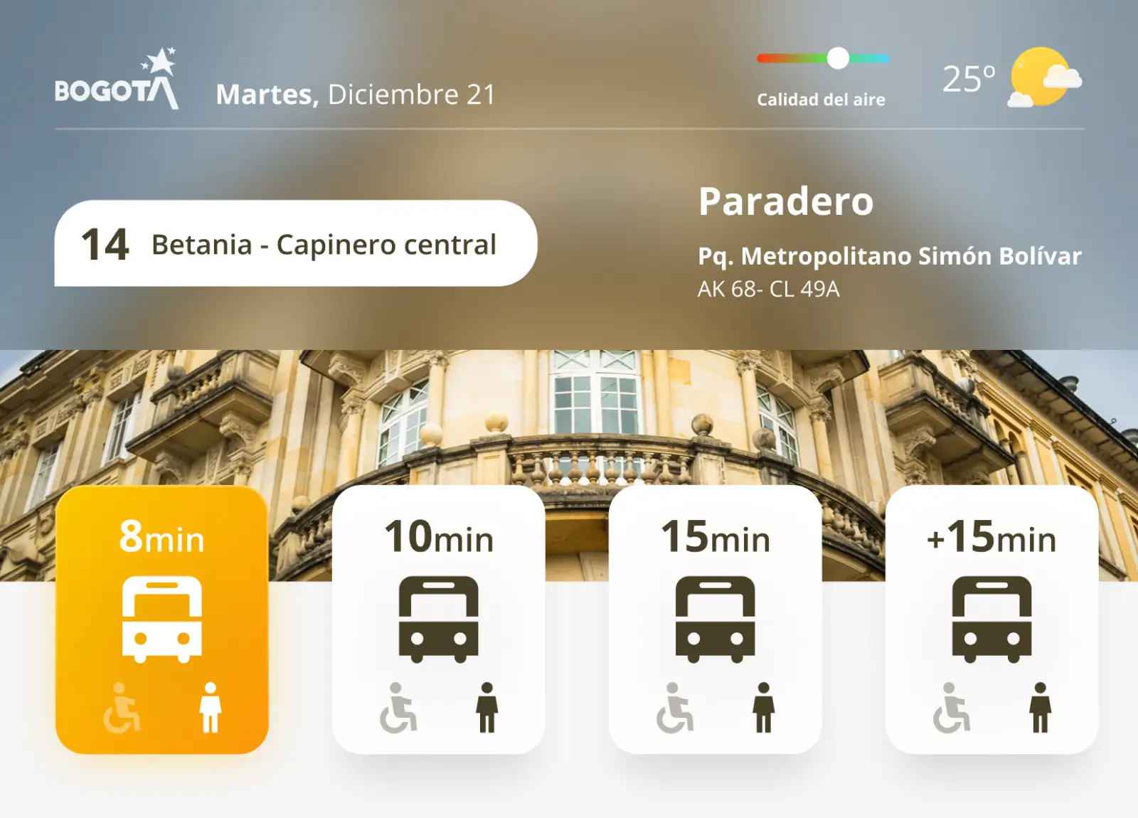 Sistema de información digital de Transmilenio