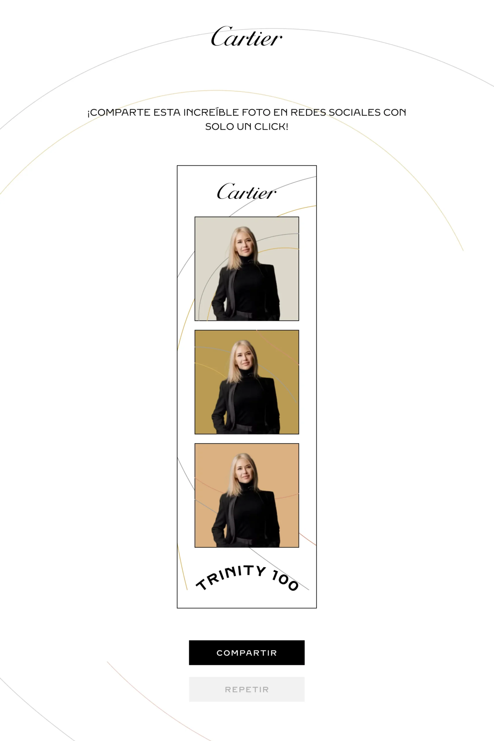 Experiencia phygital del 100º Aniversario del Anillo Trinity de Cartier