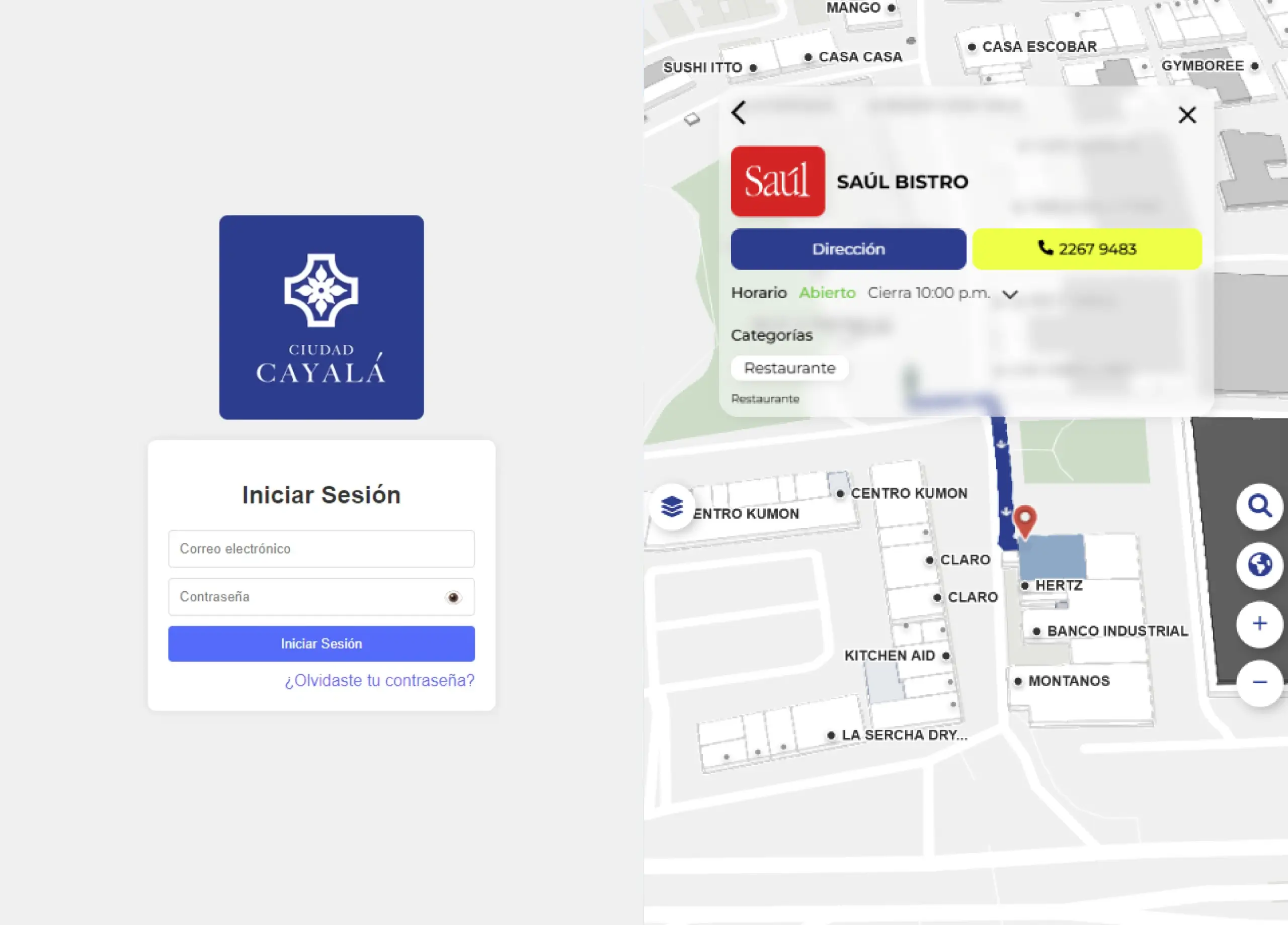 Sistema de información digital interactivo en Cardales de Cayalá